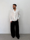 CASACCA EFFETTO RASO CON FOULARD
