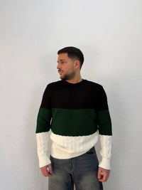 MAGLIONE TRICOLOR