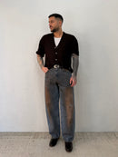 CARDIGAN SCOLLO V IN FILO