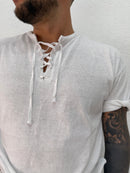 MAGLIA IN FILO CON LACCIO