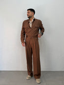 PANTALONE LINO KEVIN/ SAFARI