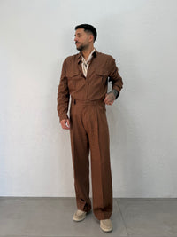 PANTALONE LINO KEVIN/ SAFARI