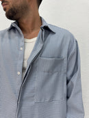 CAMICIA PIED DE POULE BOXY