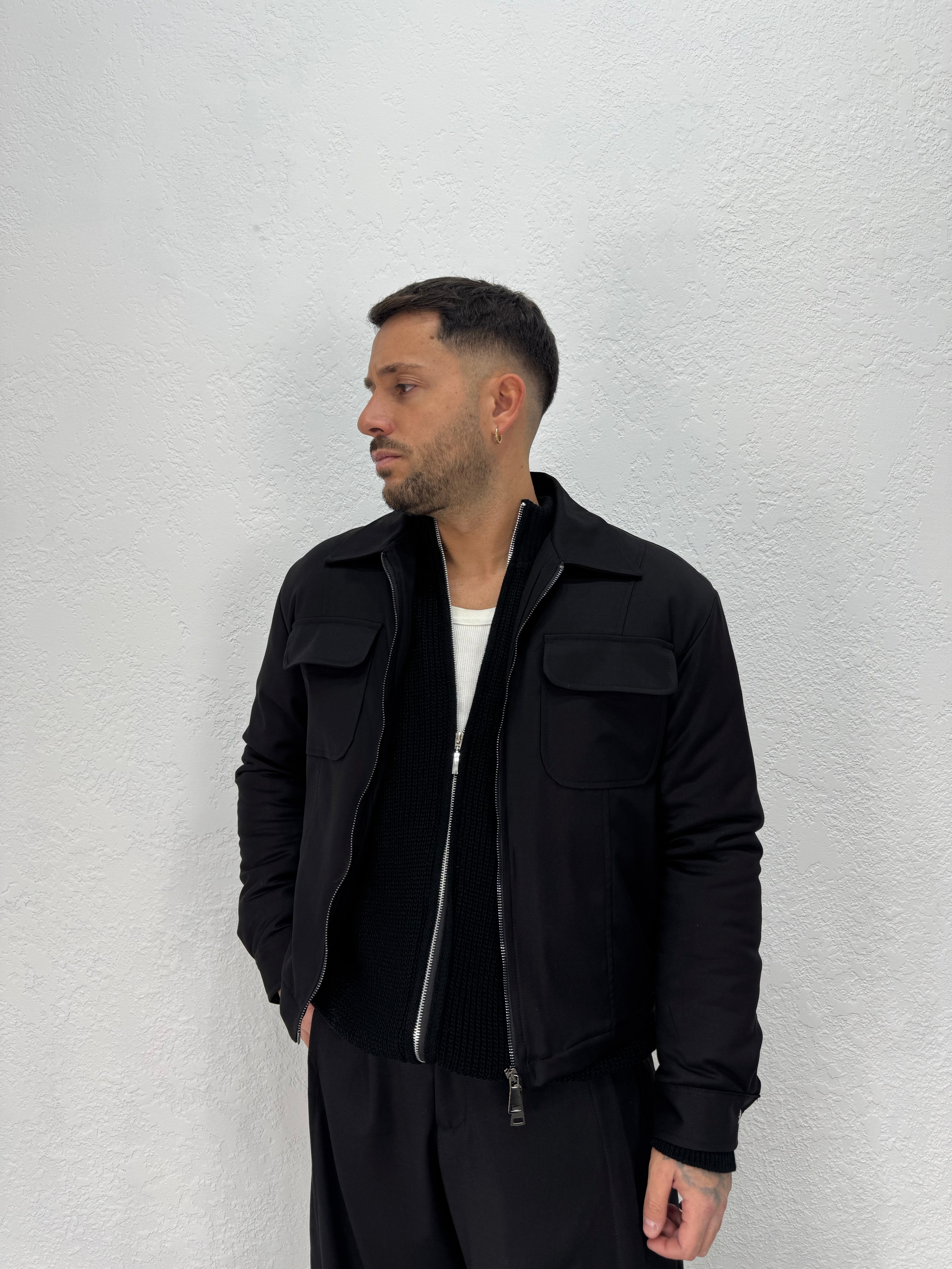 JACKET CROPPED COORDSET BALOON