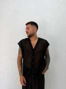 CARDIGAN OVER SMANICATO