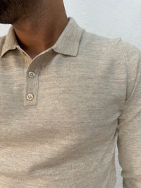 POLO IN LANA RASATA
