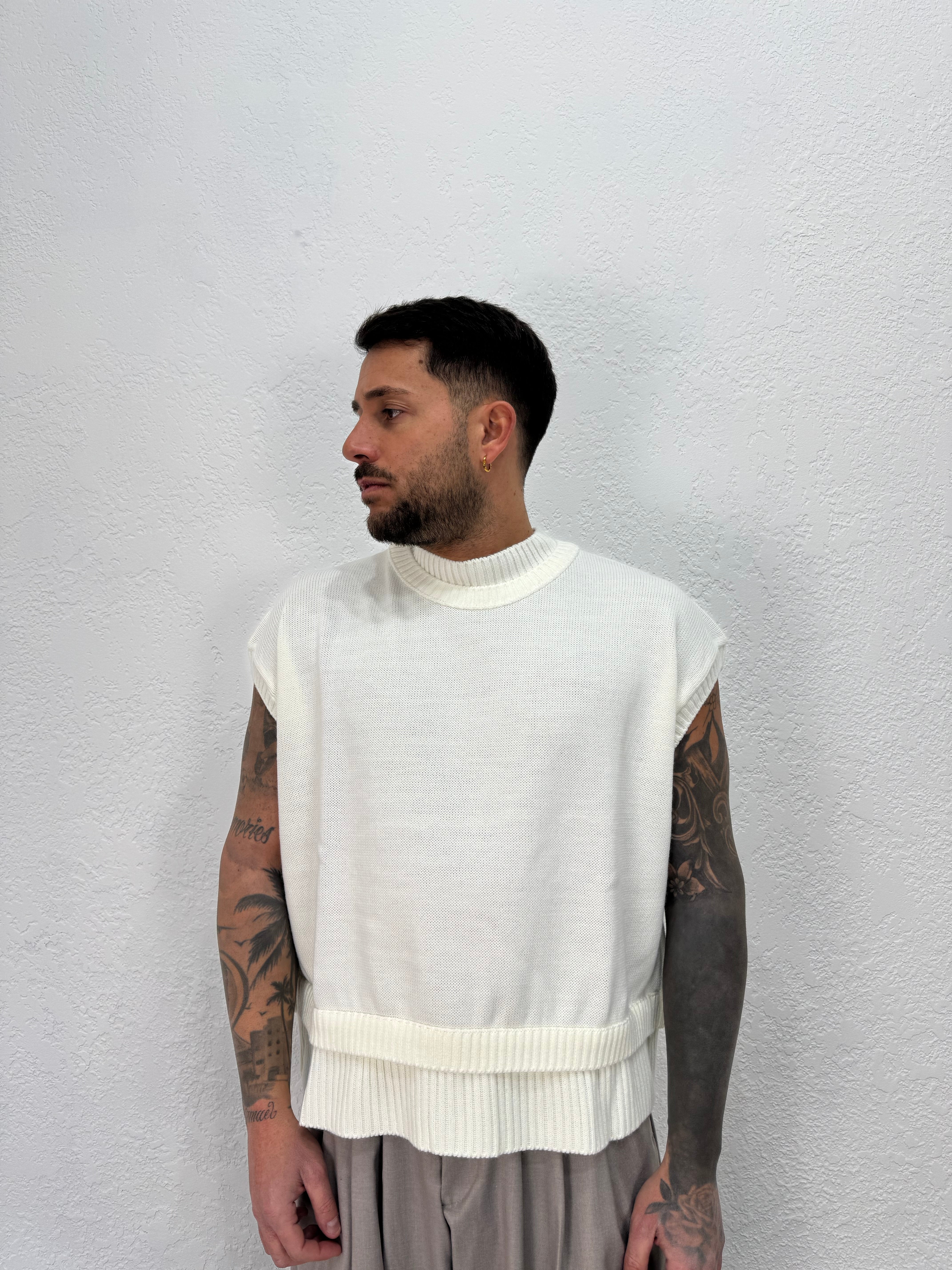 SMANICATO CROPP PROFILI DOPPIATO