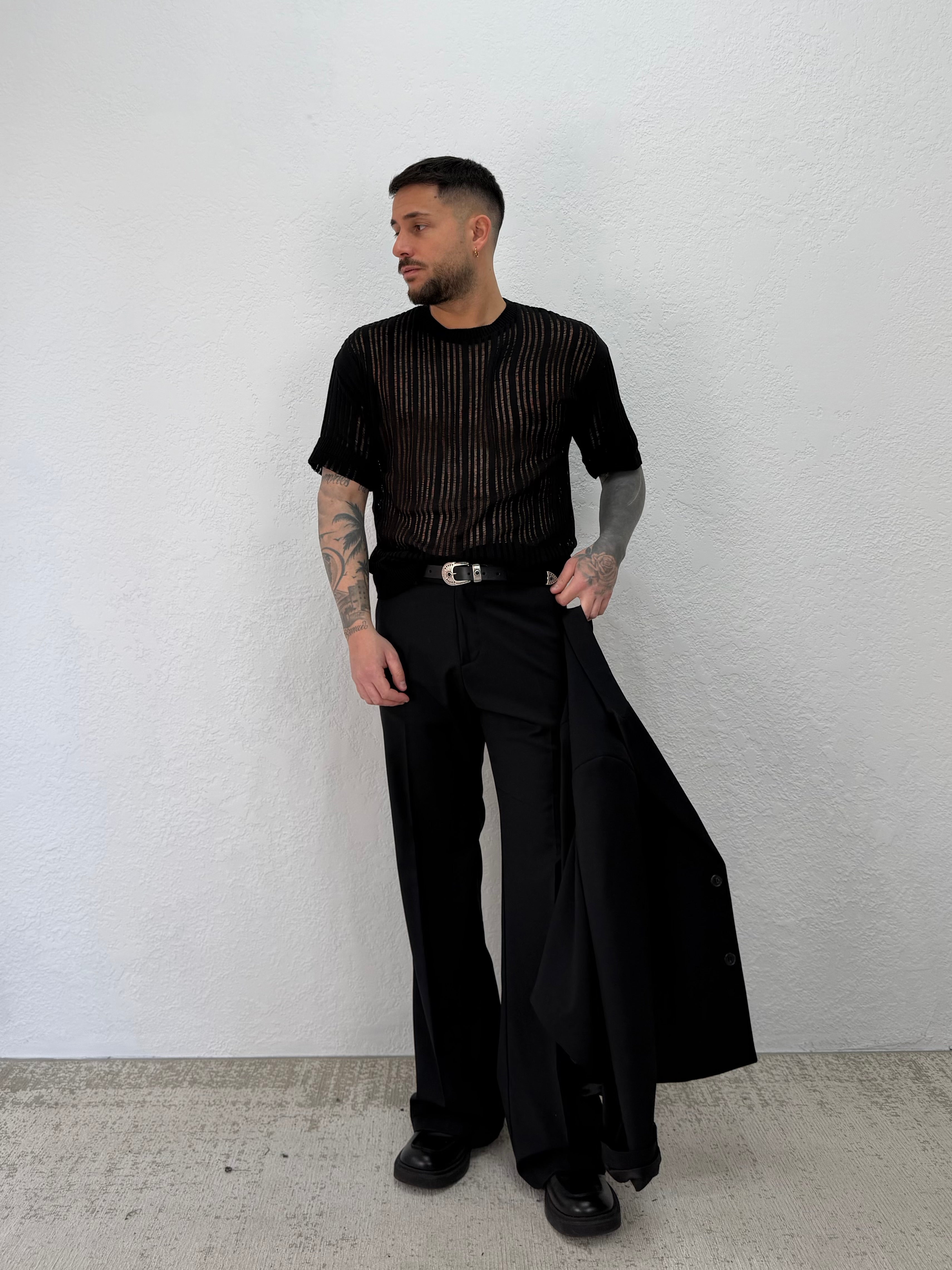 MAGLIA IN FILO VELATA