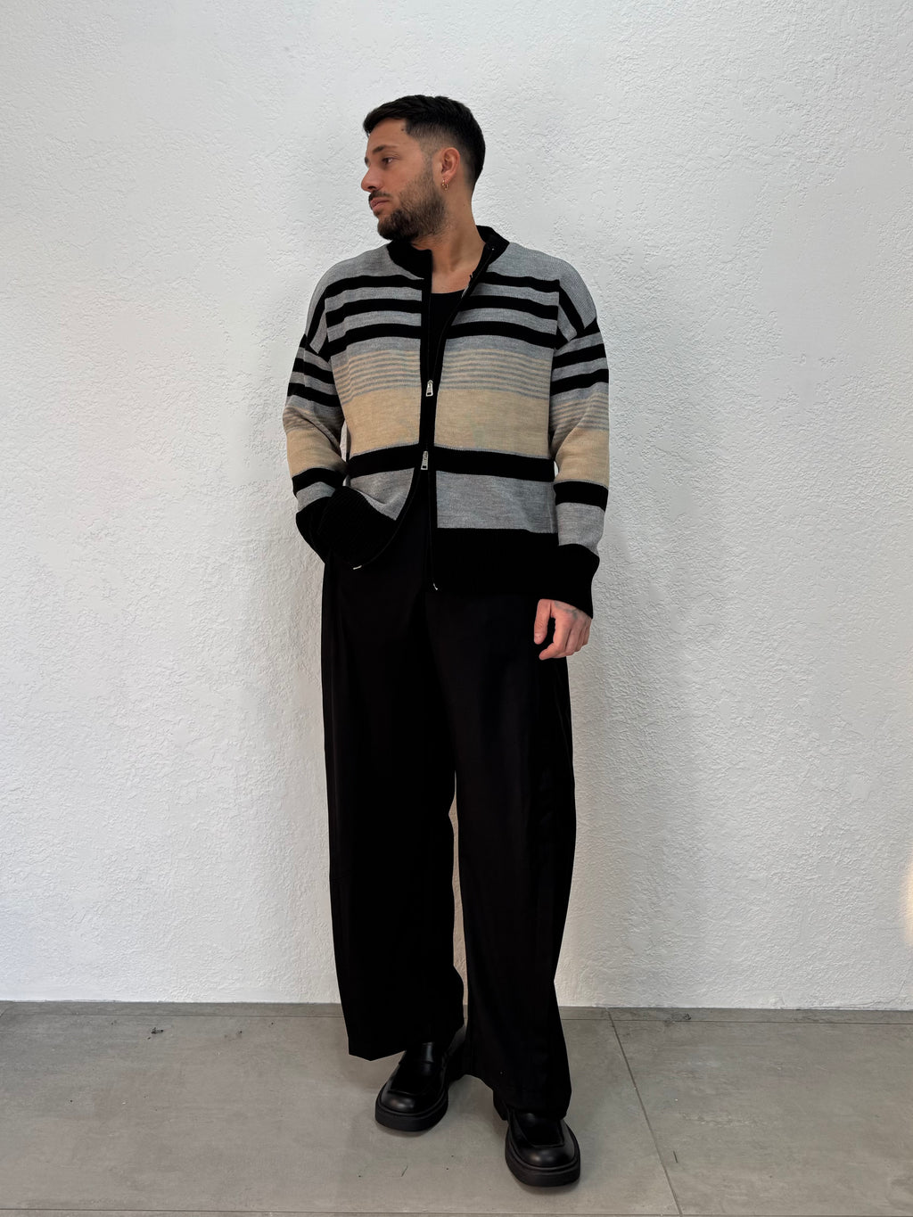 CARDIGAN FULL ZIP A FASCE