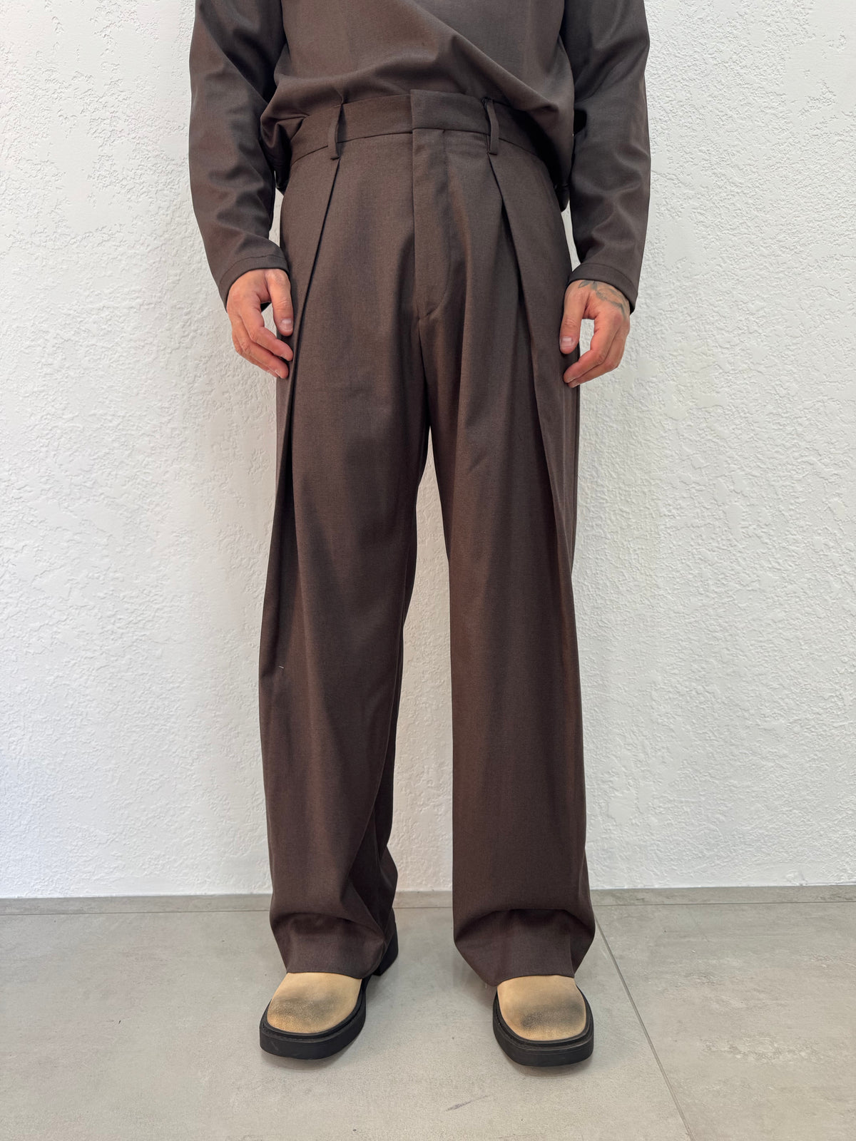 PANTALONE PINCES LATERALE SMITH