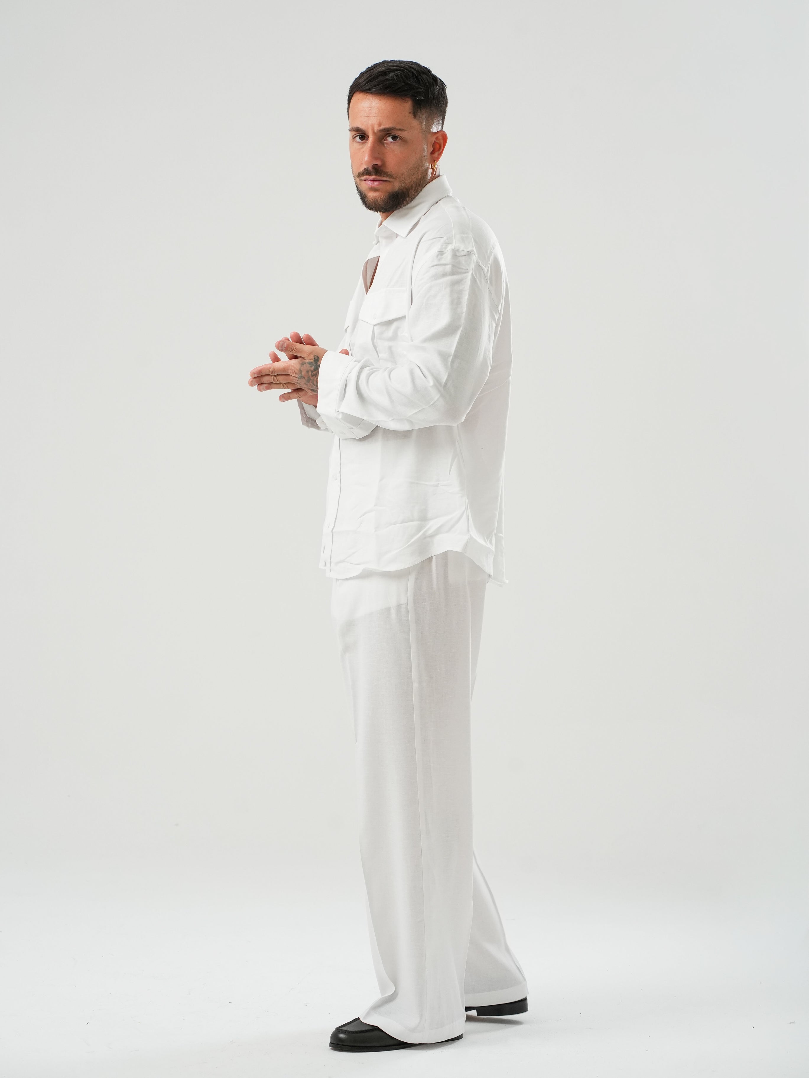 PANTALONE SAFARI MOLLA E BOTTONE