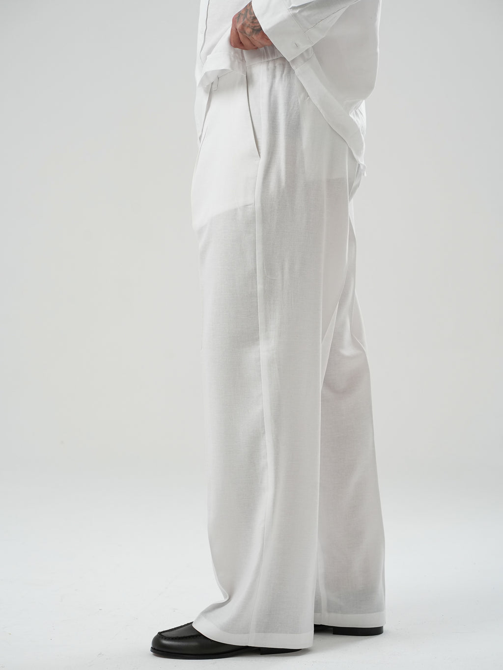 PANTALONE KARL/SAFARI MOLLA E BOTTONE