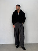 MAGLIONE OVER MEZZO COLLO CON ZIP