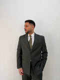 BLAZER DENZEL RELAXED MONOPETTO VERDE SCURO