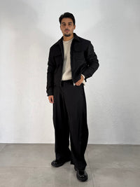JACKET CROPPED COORDSET BALOON
