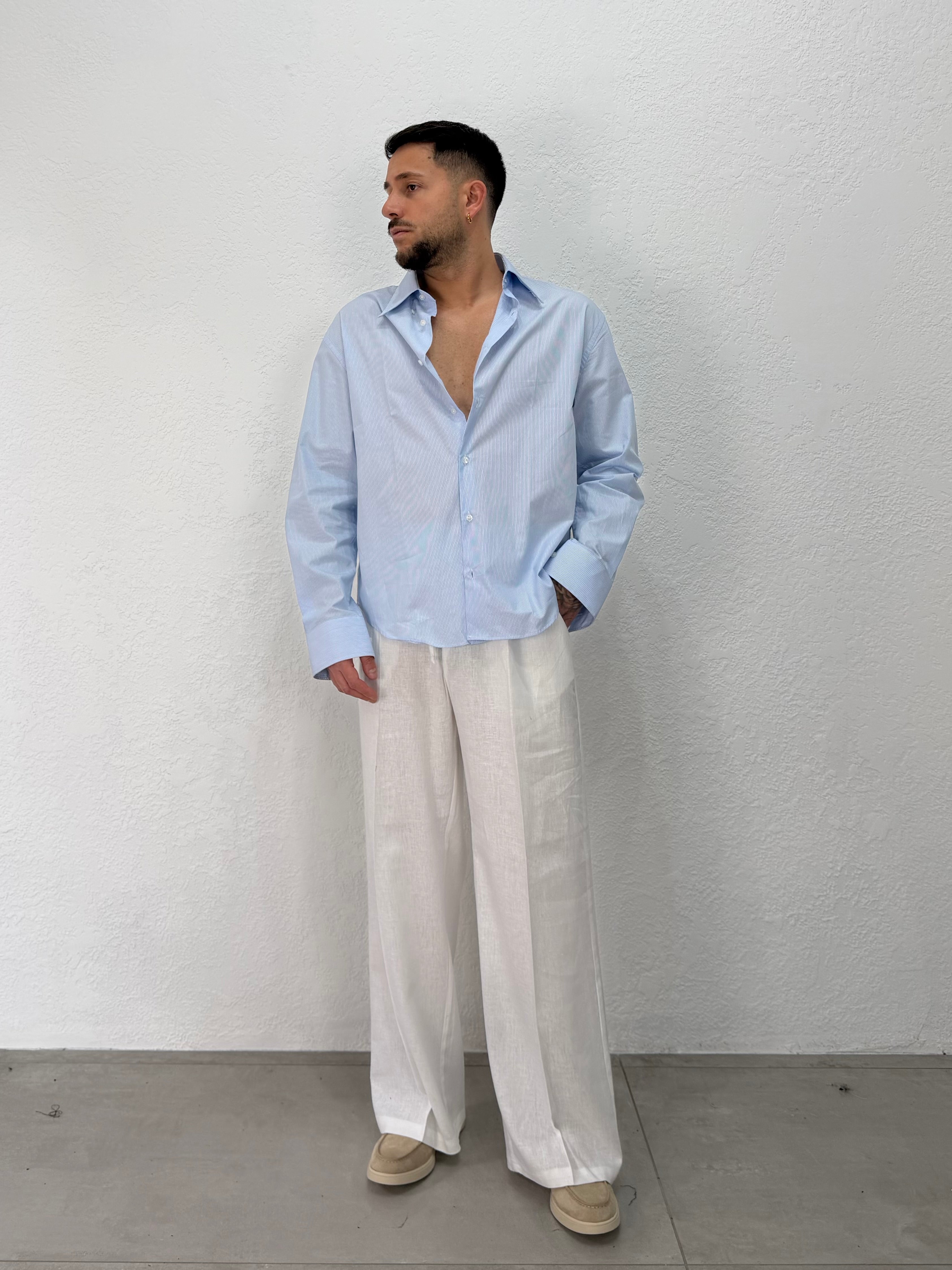 PANTALONE SAFARI CON MOLLA FONDO AMPIO