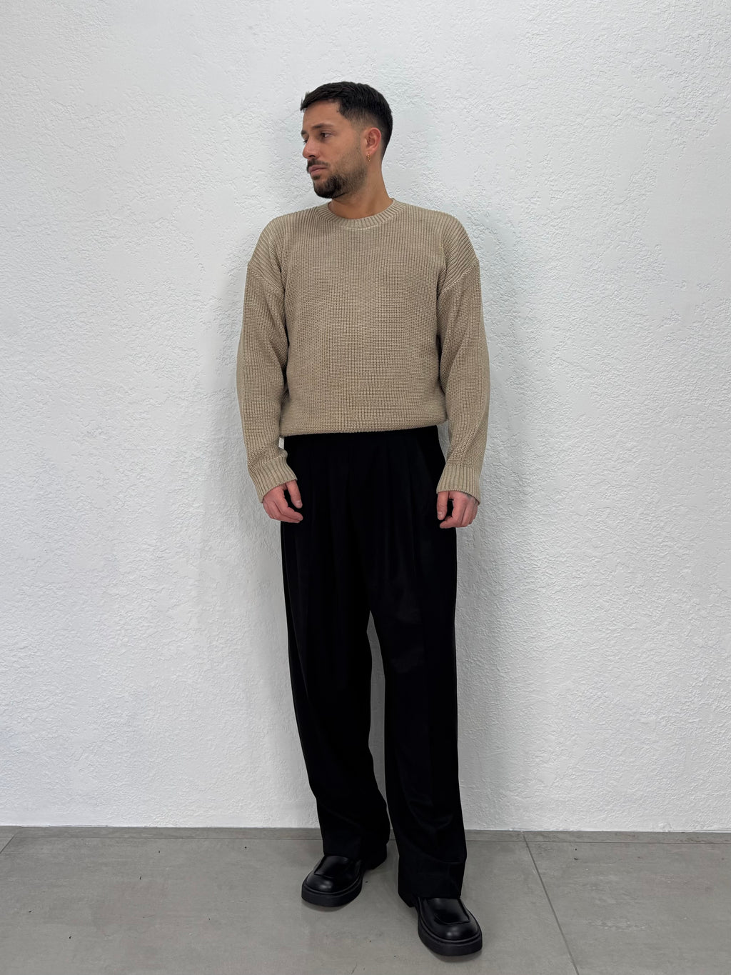 MAGLIONE GIROCOLLO CROPP