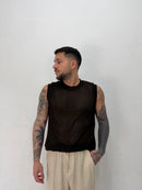 MAGLIA SMANICATO TRAFORATA