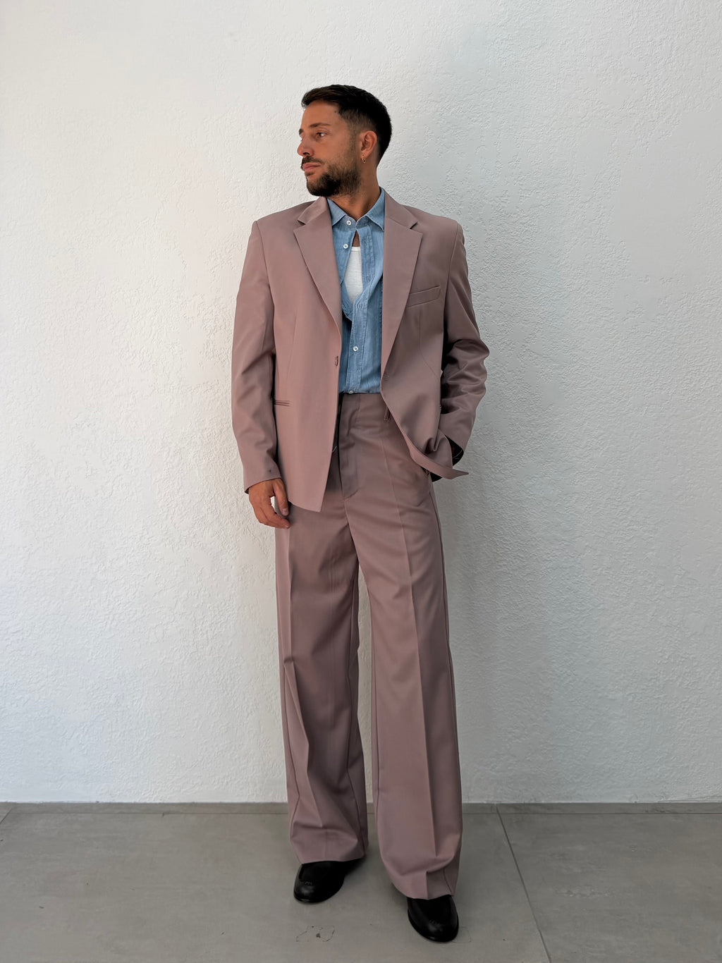 BLAZER DENZEL RELAXED MONOPETTO CIPRIA