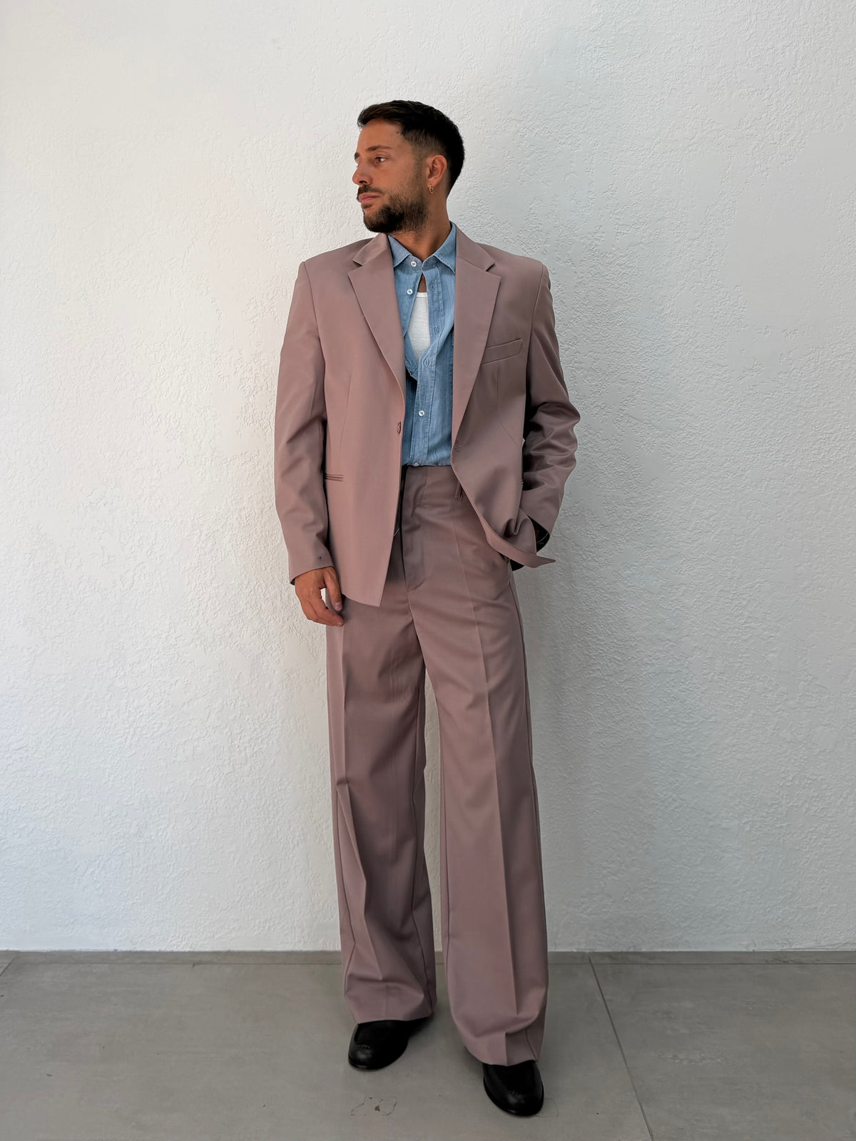 BLAZER DENZEL RELAXED MONOPETTO CIPRIA