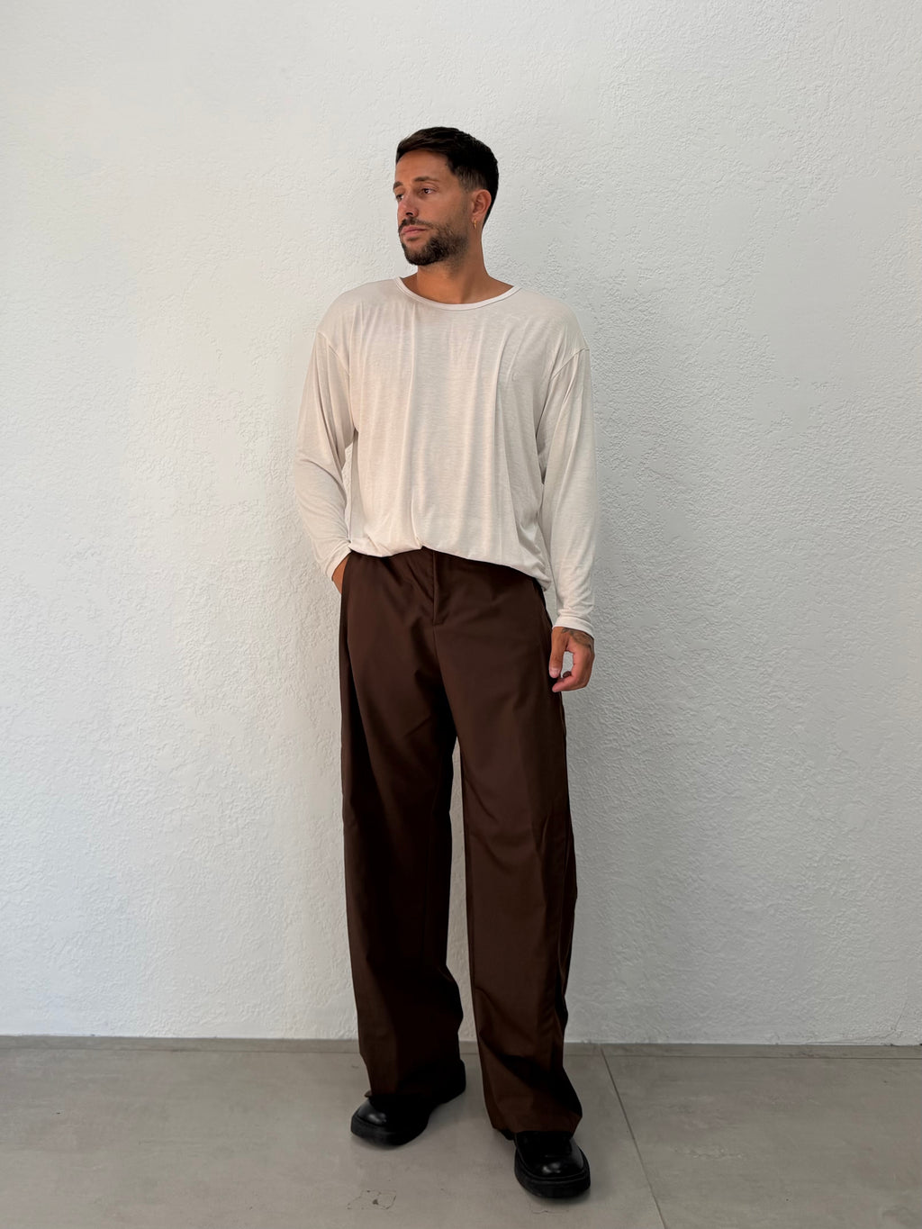 PANTALONE PINCES LATERALE MIDWEST