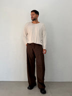 PANTALONE PINCES LATERALE MIDWEST