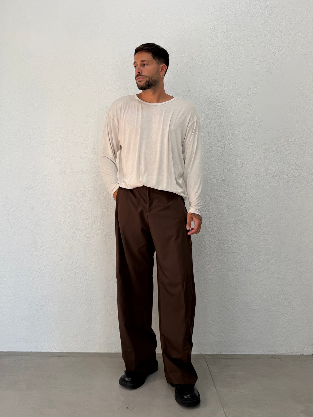 PANTALONE PINCES LATERALE MIDWEST