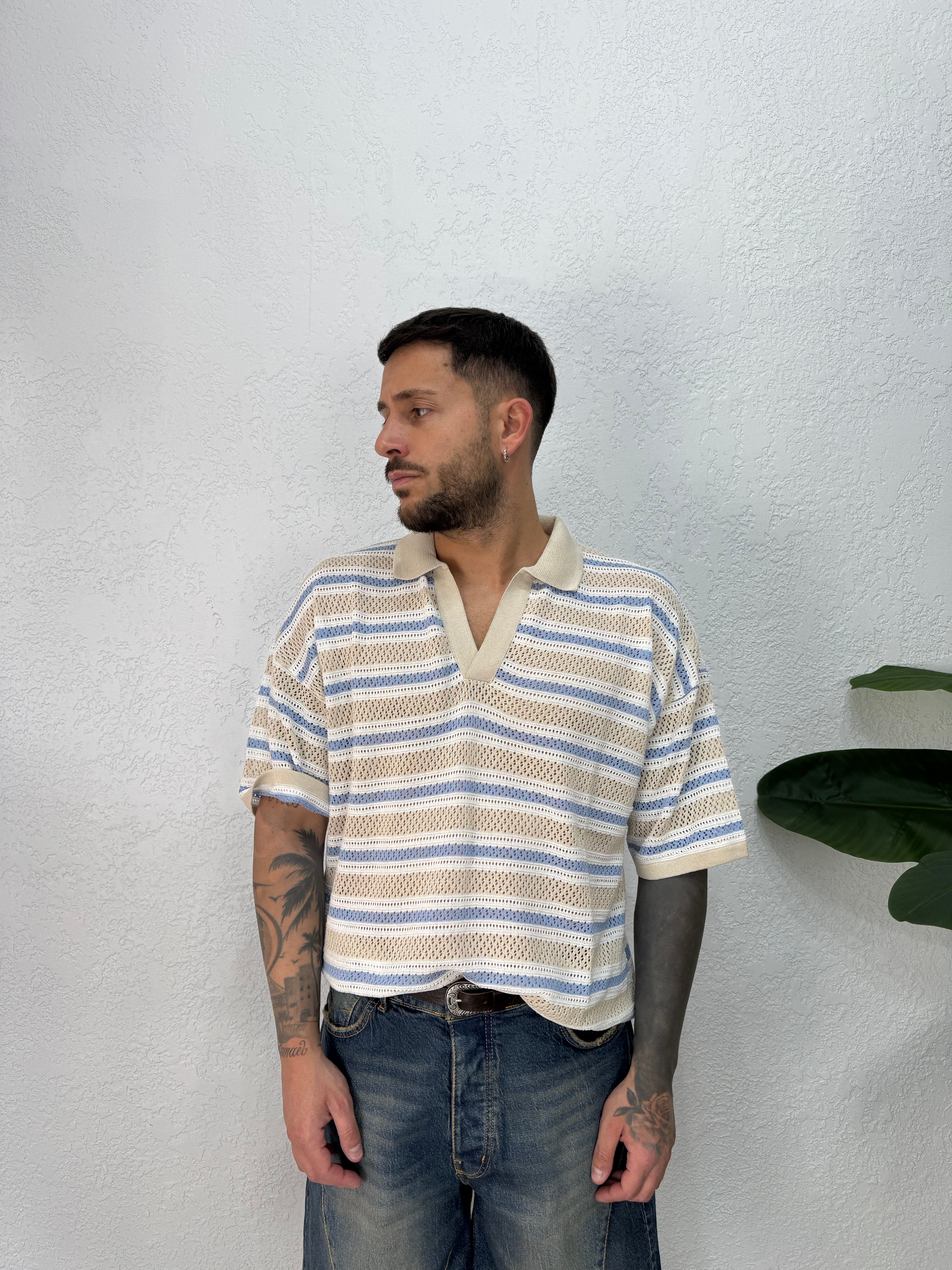 Polo Scollo V Over Fantasia