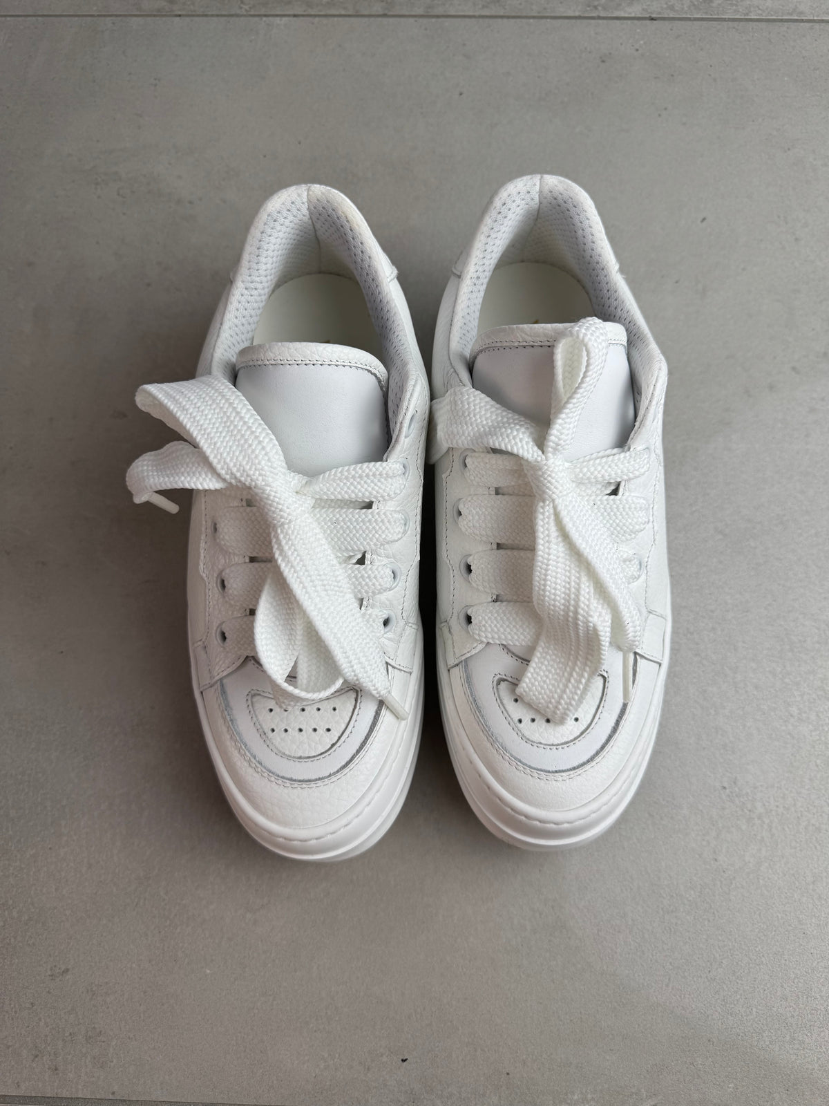 SNEAKERS WHITE LACCIO DOPPIO