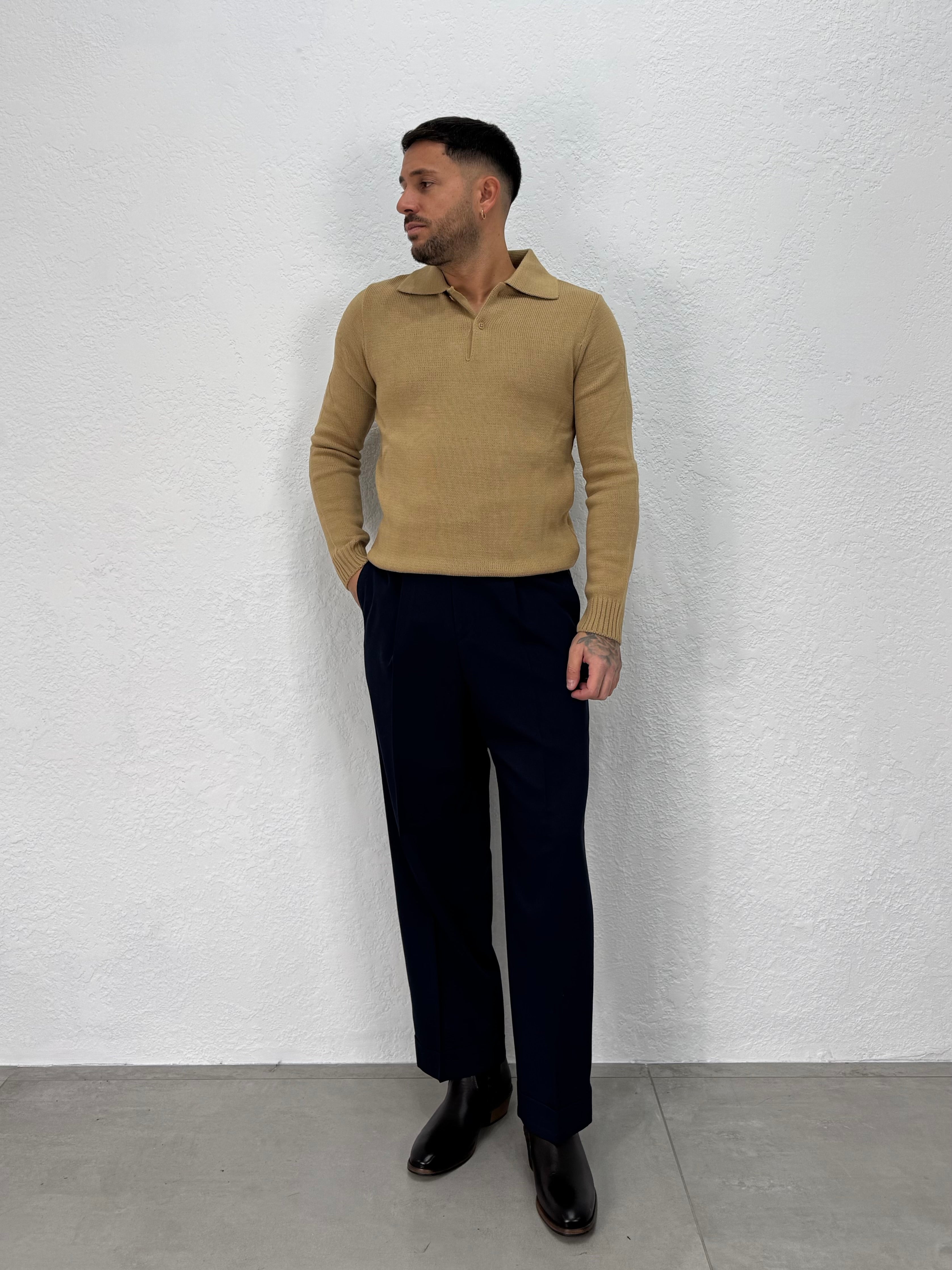 POLO REGOLARE IN LANA