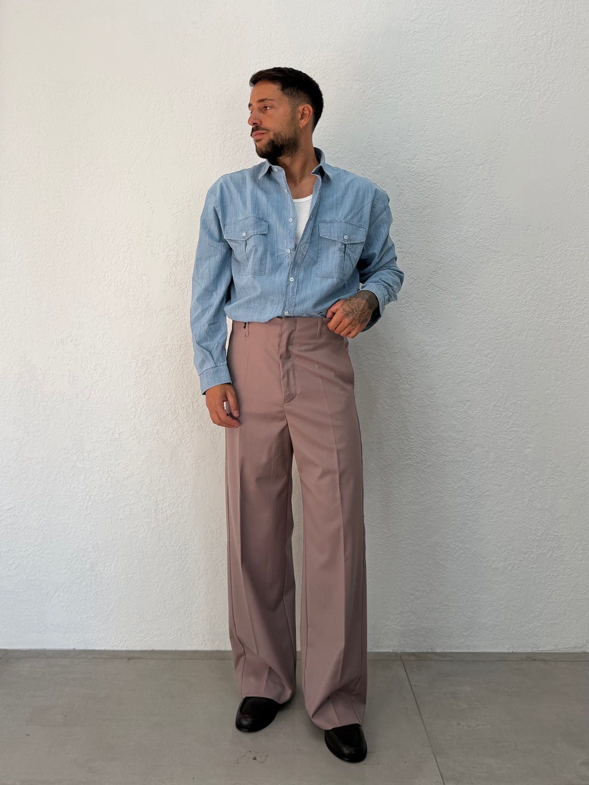CAMICIA OVER CHAMBRAY