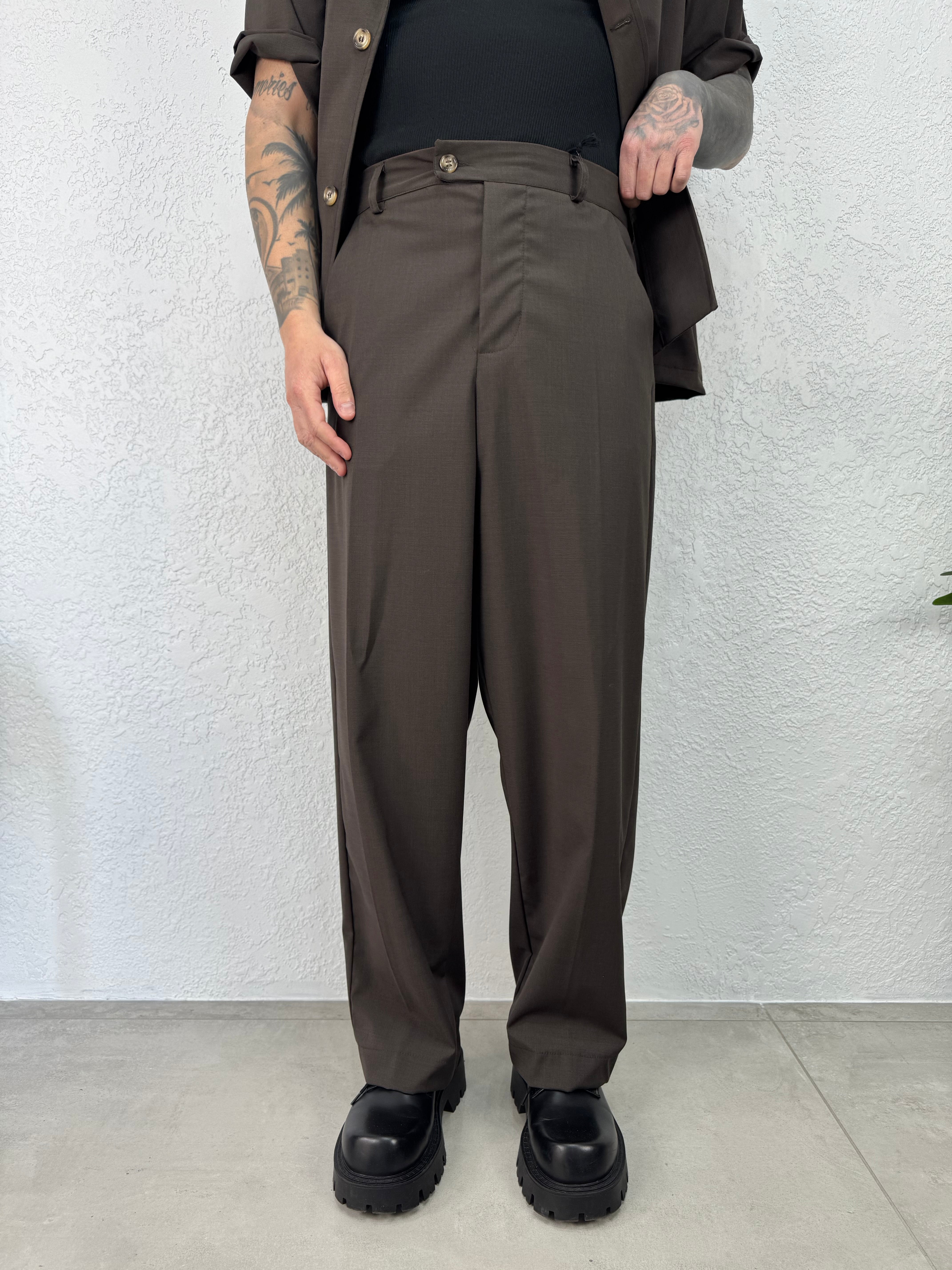 Pantalone Coordinato Camicia Monopetto