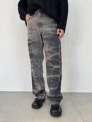 JEANS MARMORIZZATO GRIGIO