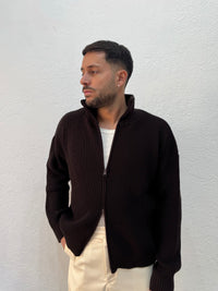 CARDIGAN FULL ZIP DOPPIO CURSORE