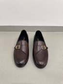 MOCASSINO IN PELLE MORO