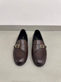 MOCASSINO IN PELLE MORO