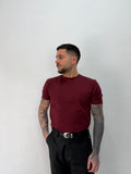T-SHIRT IN COTONE ELASTICO DOPPIO RITORTO