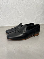 MOCASSINO IN PELLE CON FRANGE