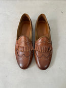 Mocassino in Cuoio con Borchie