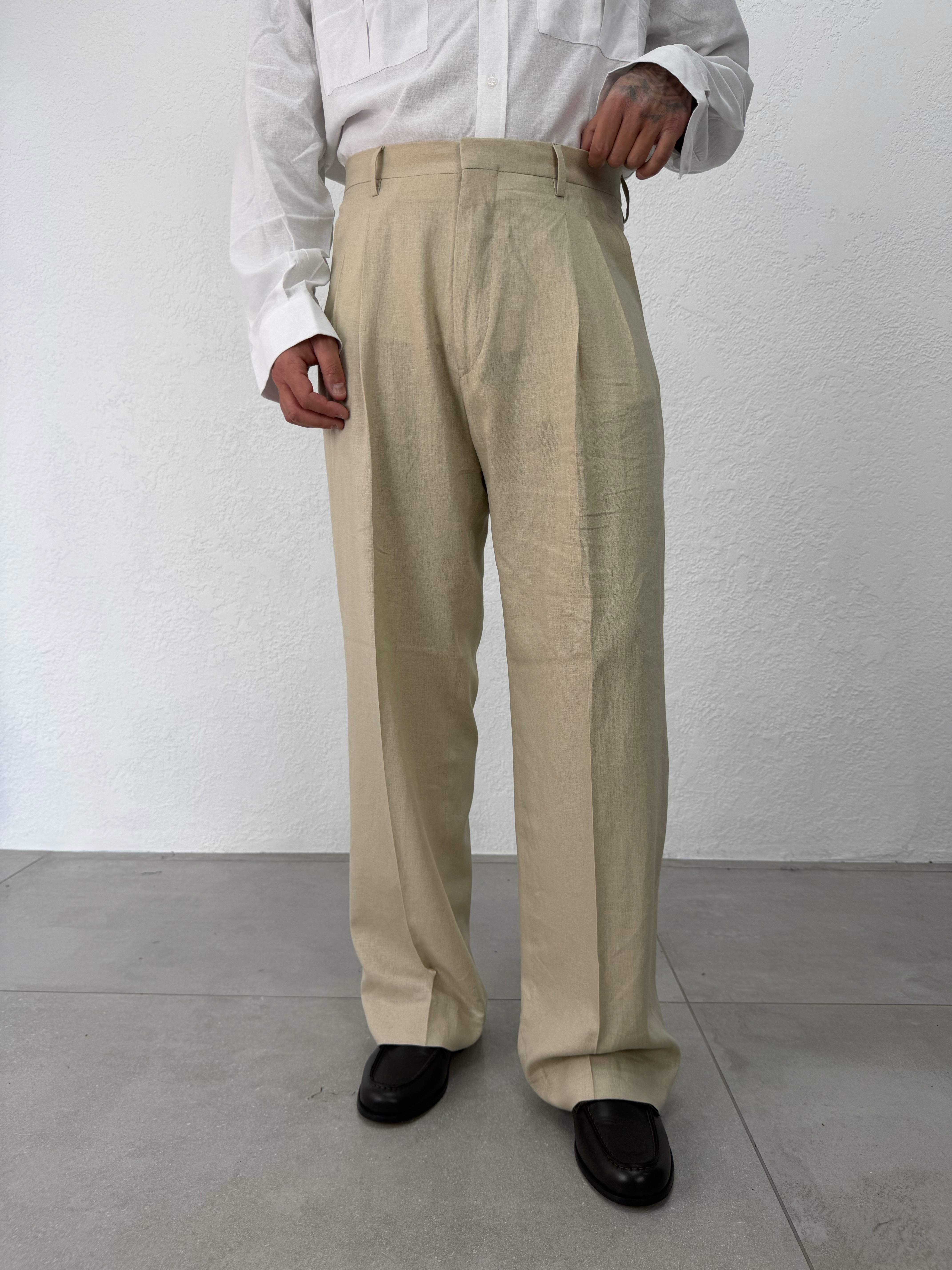 PANTALONE LINO KEVIN/ SAFARI