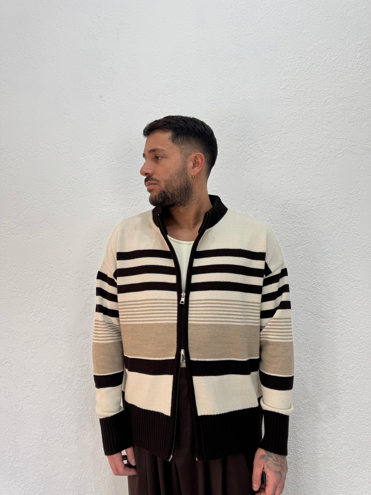 CARDIGAN FULL ZIP A FASCE