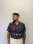 Camicia Violet Viscosa Mezza Manica
