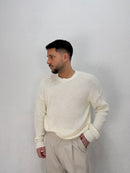 MAGLIA IN FILO MANICA LUNGA