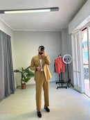 Pantalone Smith Camel Abito