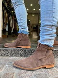 Stivaletto Marrone in Camoscio - 21diecistore
