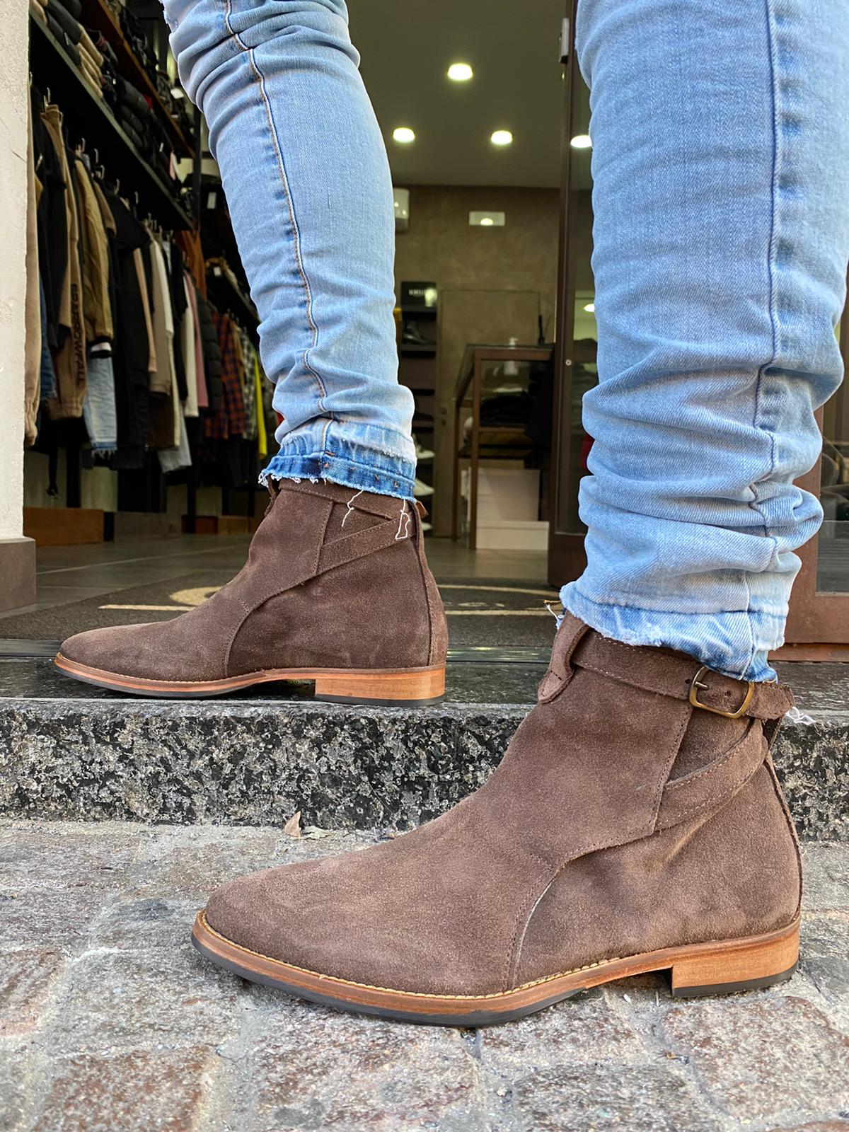 Stivaletto Marrone in Camoscio - 21diecistore