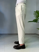 Pantalone Vita Alta Avorio